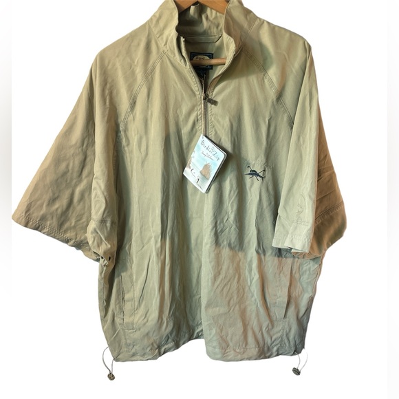 NWT Tommy Bahama Birdie Zip Men's Golf Jacket SZ XL Poly Nylon Mercedes Benz - Picture 1 of 8